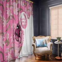 Kentucky Horse Racing Oaks Window Curtain Est 1875 Run For The Lilies