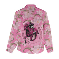 Kentucky Horse Racing Oaks Women Casual Shirt Est 1875 Run For The Lilies