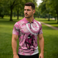 Kentucky Horse Racing Oaks Zipper Polo Shirt Est 1875 Run For The Lilies