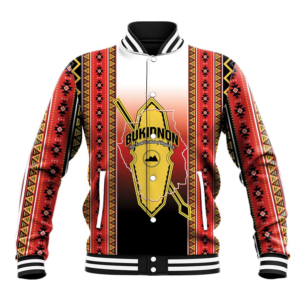 Personalised Bukidnon Philippines Baseball Jacket The Food Basket of Region X