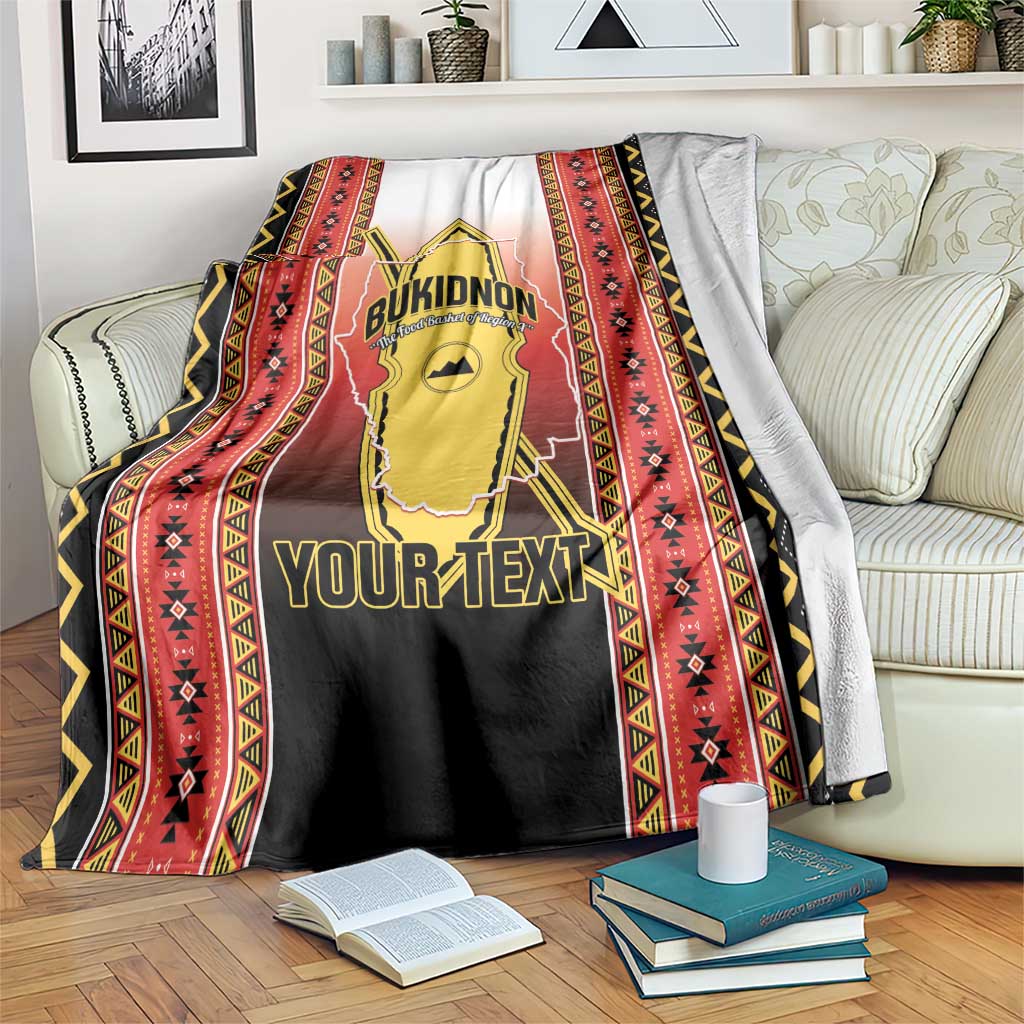 Personalised Bukidnon Philippines Blanket The Food Basket of Region X
