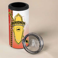 Personalised Bukidnon Philippines 4 in 1 Can Cooler Tumbler The Food Basket of Region X