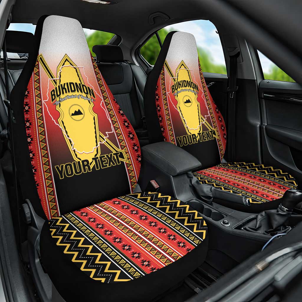 Personalised Bukidnon Philippines Car Seat Cover The Food Basket of Region X