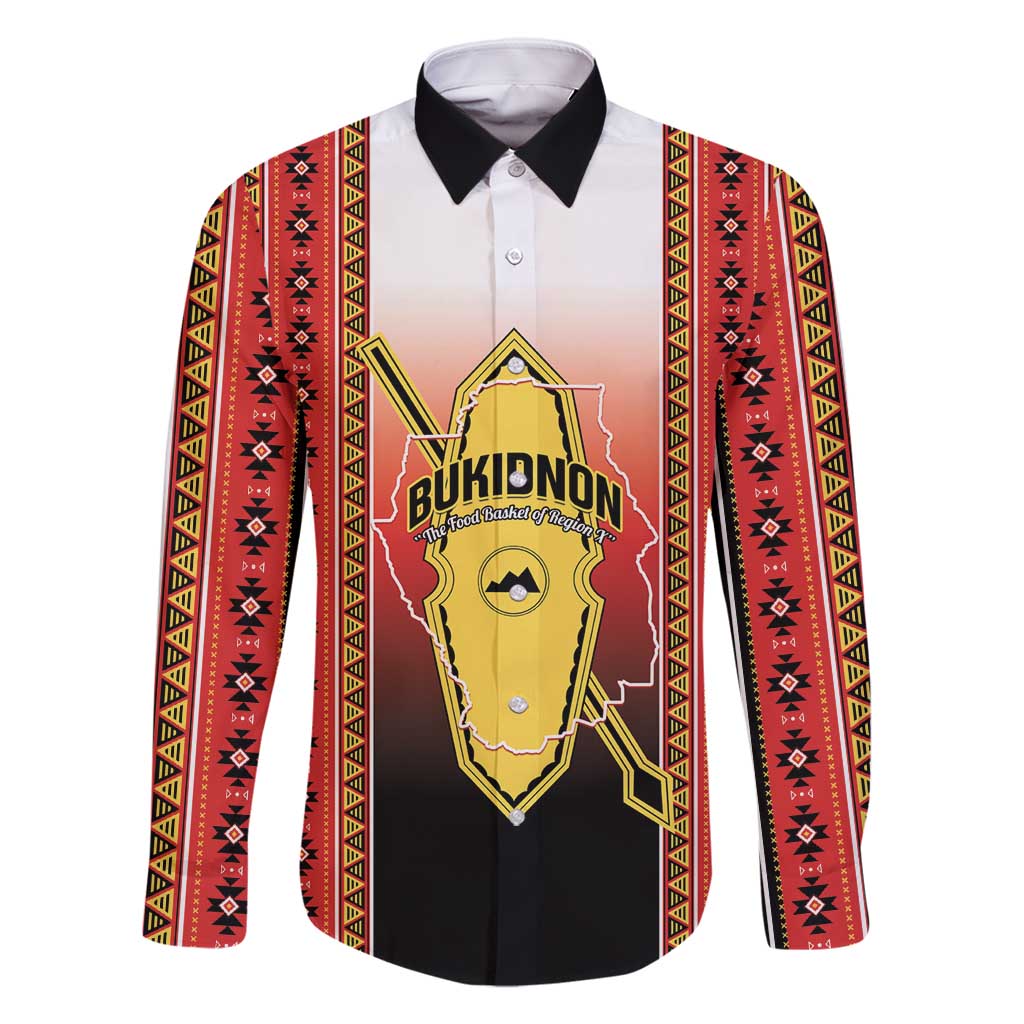 Personalised Bukidnon Philippines Family Matching Off Shoulder Maxi Dress and Hawaiian Shirt The Food Basket of Region X