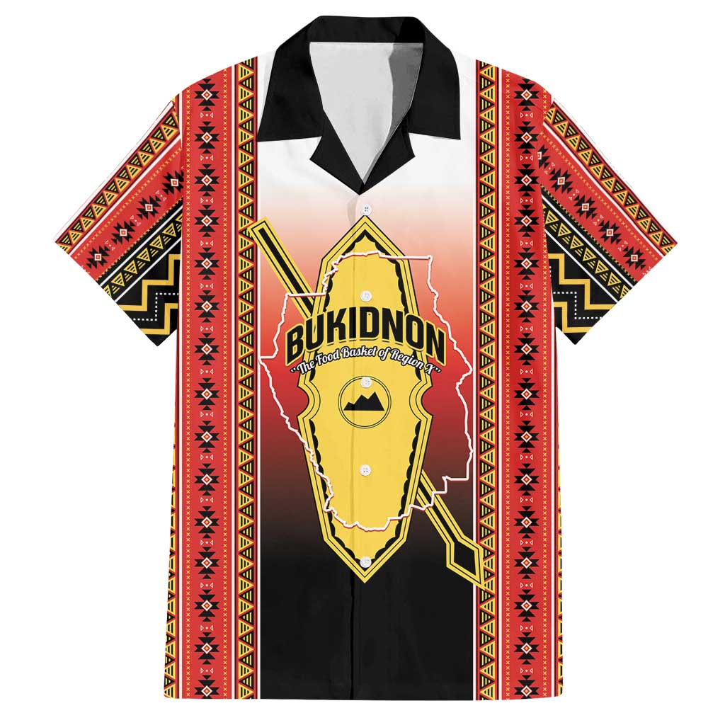 Personalised Bukidnon Philippines Family Matching Puletasi and Hawaiian Shirt The Food Basket of Region X