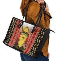 Personalised Bukidnon Philippines Leather Tote Bag The Food Basket of Region X