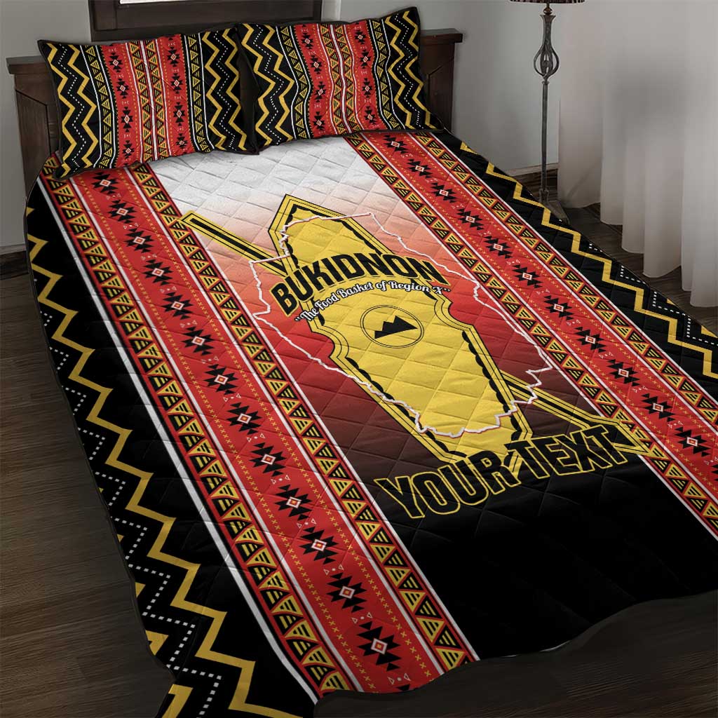 Personalised Bukidnon Philippines Quilt Bed Set The Food Basket of Region X