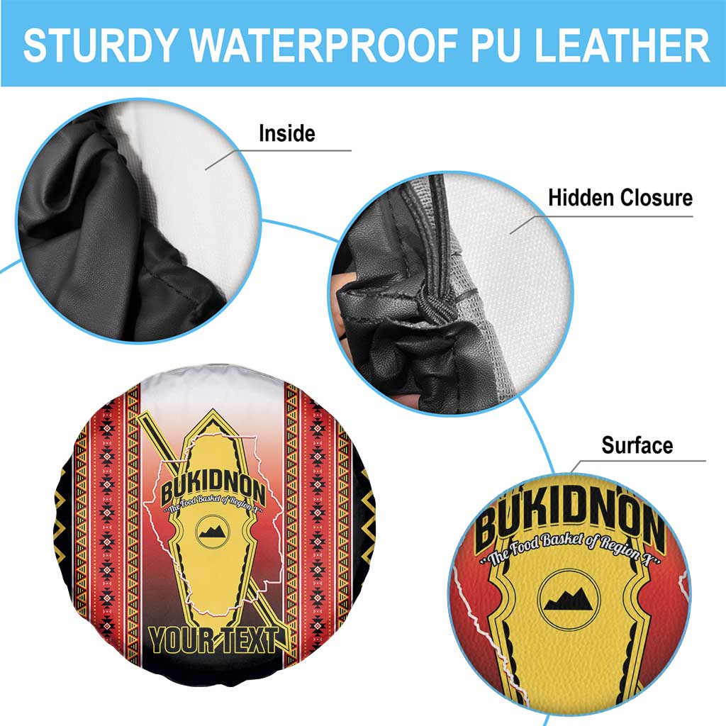 Personalised Bukidnon Philippines Spare Tire Cover The Food Basket of Region X