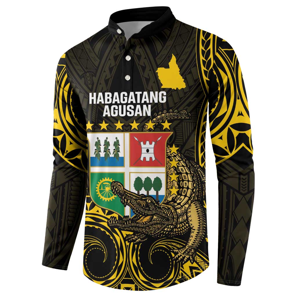 Agusan del Sur Philippines Button Sweatshirt Habagatang Agusan Lolong