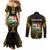 Agusan del Sur Philippines Couples Matching Mermaid Dress and Long Sleeve Button Shirt Habagatang Agusan Lolong
