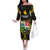 Agusan del Sur Philippines Family Matching Off The Shoulder Long Sleeve Dress and Hawaiian Shirt Habagatang Agusan Lolong