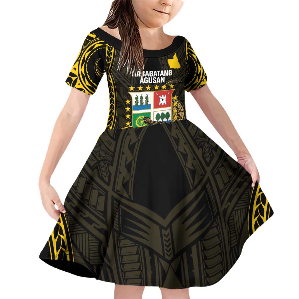 Agusan del Sur Philippines Family Matching Off Shoulder Short Dress and Hawaiian Shirt Habagatang Agusan Lolong