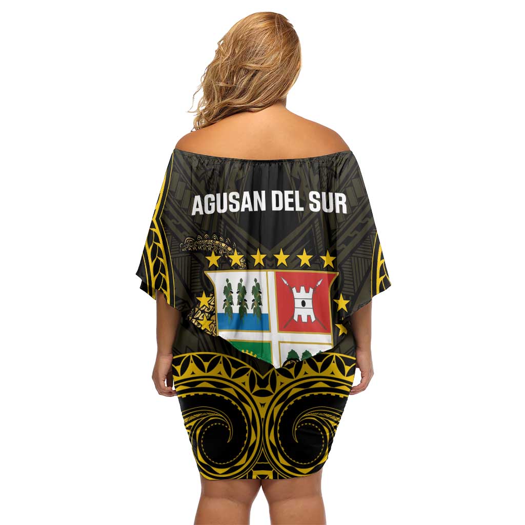 Agusan del Sur Philippines Family Matching Off Shoulder Short Dress and Hawaiian Shirt Habagatang Agusan Lolong