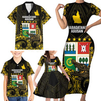 Agusan del Sur Philippines Family Matching Short Sleeve Bodycon Dress and Hawaiian Shirt Habagatang Agusan Lolong