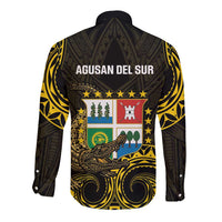 Agusan del Sur Philippines Long Sleeve Button Shirt Habagatang Agusan Lolong