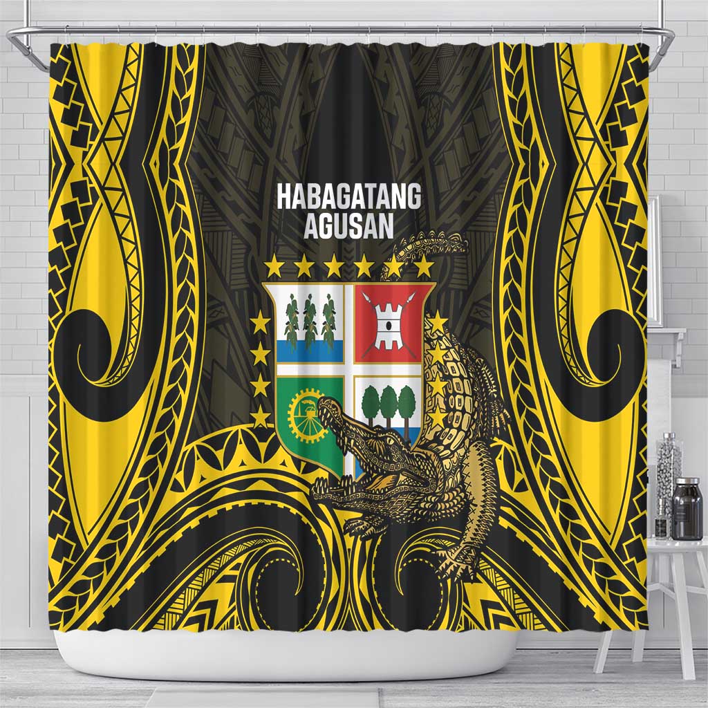 Agusan del Sur Philippines Shower Curtain Habagatang Agusan Lolong
