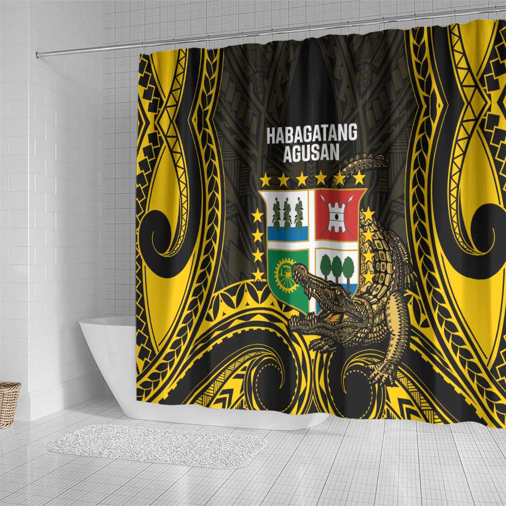 Agusan del Sur Philippines Shower Curtain Habagatang Agusan Lolong