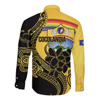 Quezon Province Long Sleeve Button Shirt Cocolandia Philippines Turtle