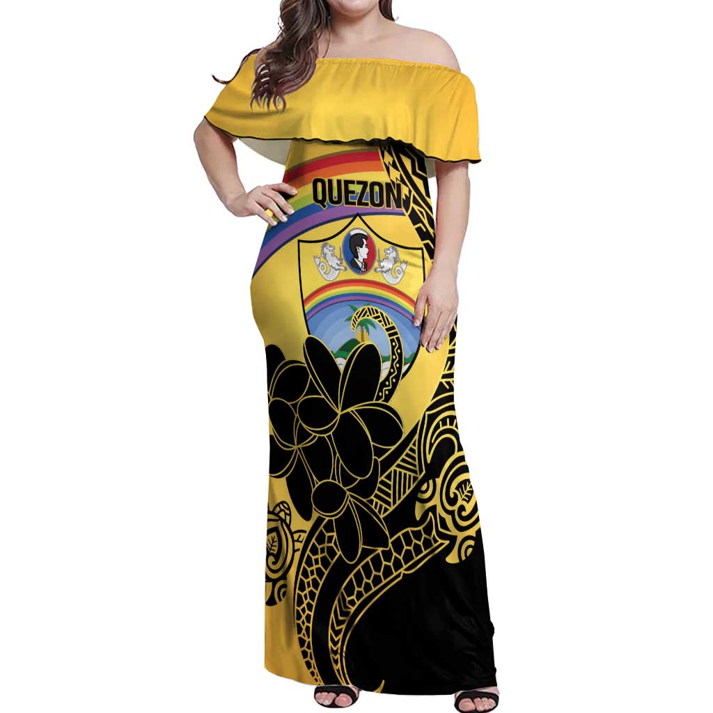 Quezon Province Off Shoulder Maxi Dress Cocolandia Philippines Turtle