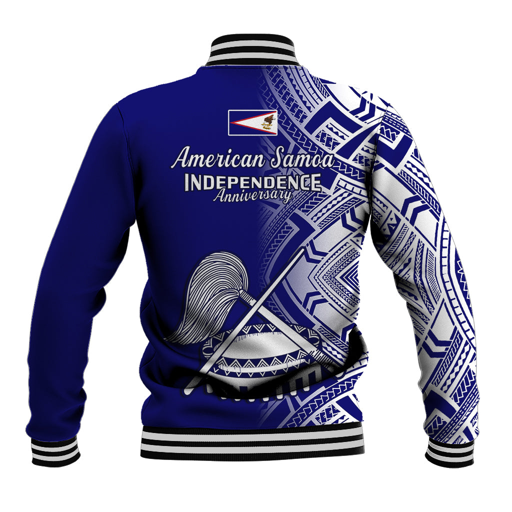 Polynesian Pride American Samoa Baseball Jacket July 4 Independence Day - Wonder Print Shop