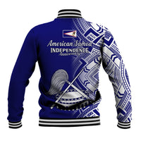 Polynesian Pride American Samoa Baseball Jacket July 4 Independence Day - Wonder Print Shop