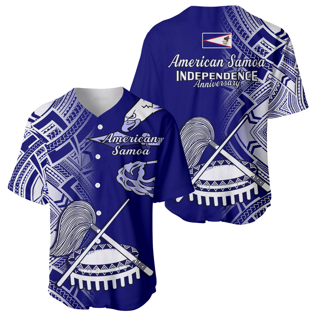 Polynesian Pride American Samoa Baseball Jersey July 4 Independence Day - Wonder Print Shop