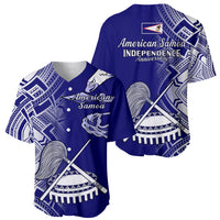 Polynesian Pride American Samoa Baseball Jersey July 4 Independence Day - Wonder Print Shop