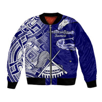 Polynesian Pride American Samoa Bomber Jacket July 4 Independence Day - Wonder Print Shop