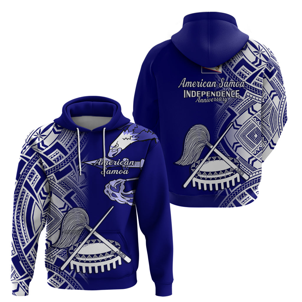 Polynesian Pride American Samoa Hoodie July 4 Independence Day - Wonder Print Shop