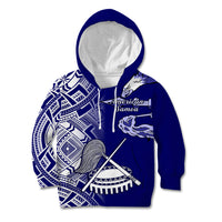 Polynesian Pride American Samoa Kid Hoodie July 4 Independence Day - Wonder Print Shop