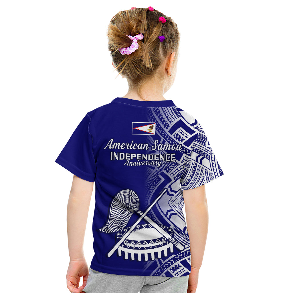 Polynesian Pride American Samoa Kid T Shirt July 4 Independence Day - Wonder Print Shop