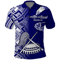 Polynesian Pride American Samoa Polo Shirt July 4 Independence Day - Wonder Print Shop