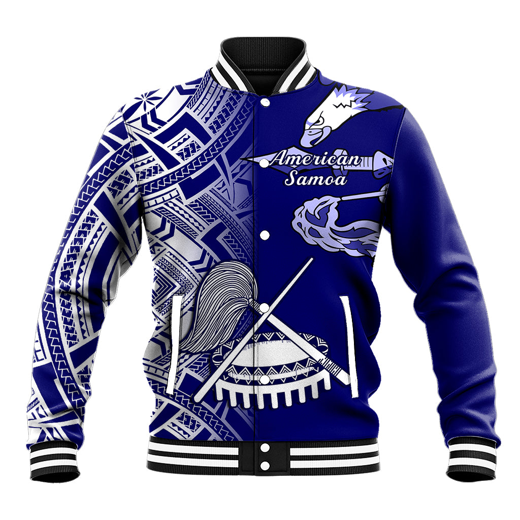 Personalised American Samoa Baseball Jacket July 4 Independence Day - Wonder Print Shop