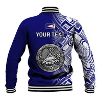 Personalised American Samoa Baseball Jacket July 4 Independence Day - Wonder Print Shop