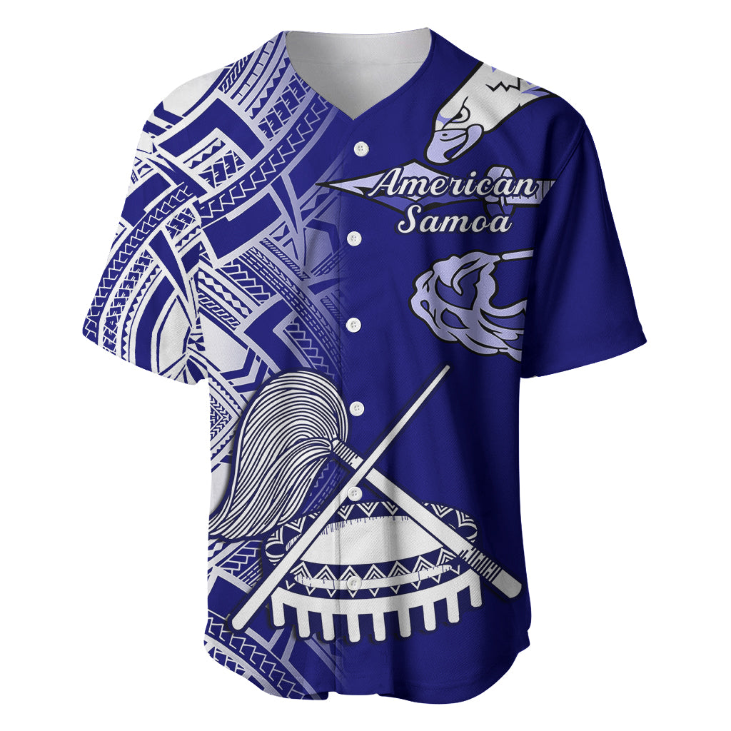 Personalised American Samoa Baseball Jersey July 4 Independence Day - Wonder Print Shop