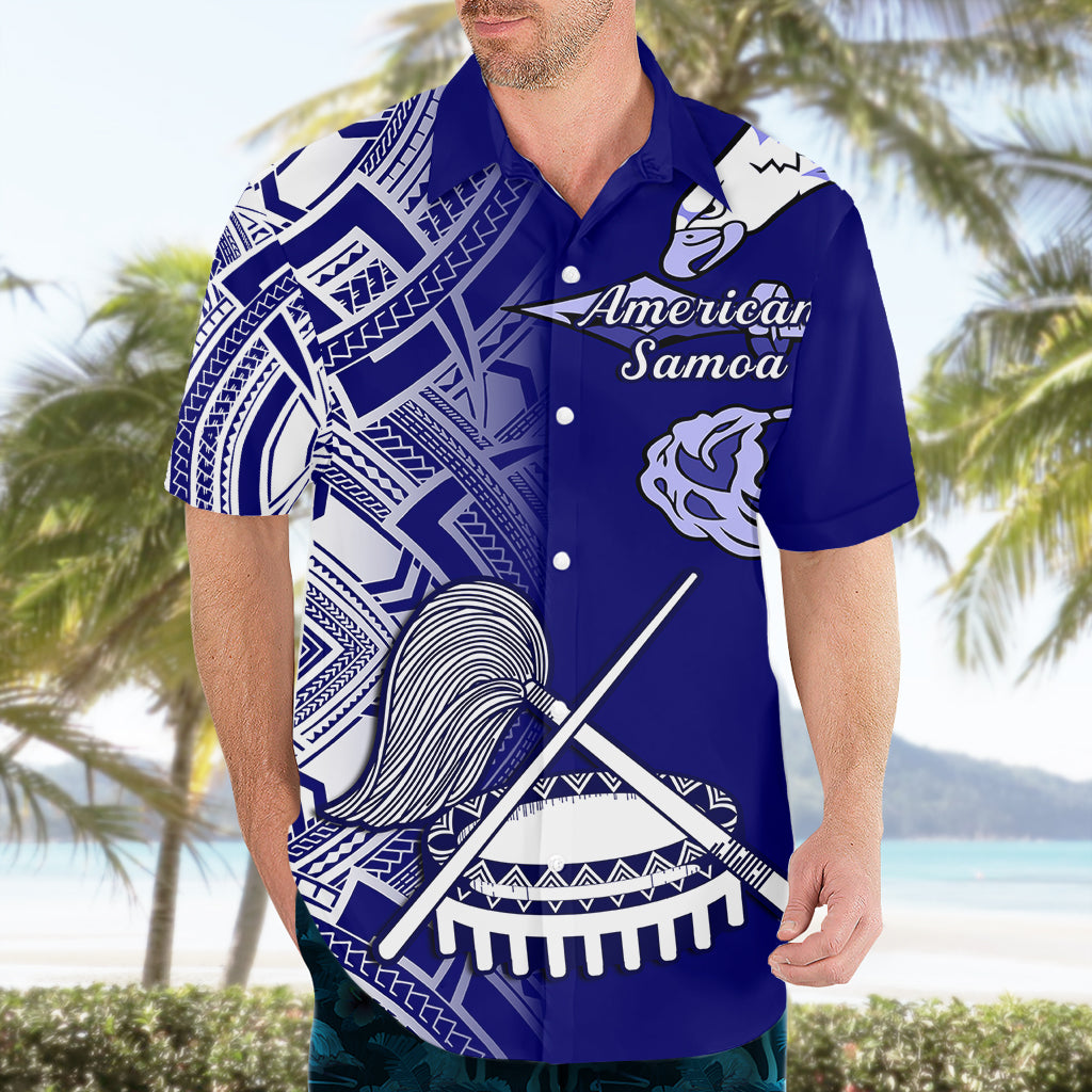 Personalised American Samoa Hawaiian Shirt July 4 Independence Day - Wonder Print Shop