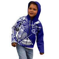 Personalised American Samoa Kid Hoodie July 4 Independence Day - Wonder Print Shop
