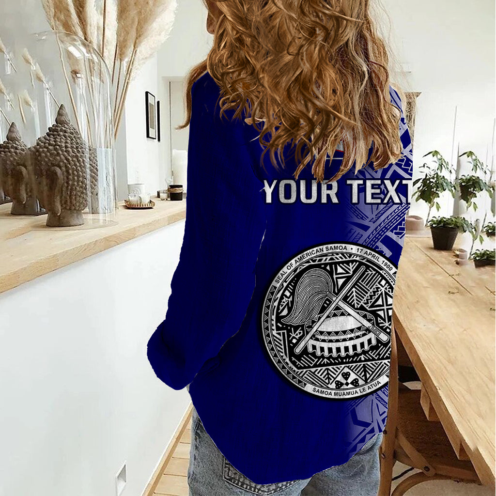 Personalised American Samoa Women Casual Shirt July 4 Independence Day - Wonder Print Shop