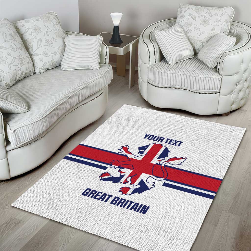 Custom Great Britain Hockey Area Rug 2025 Go Champions