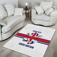 Custom Great Britain Hockey Area Rug 2025 Go Champions