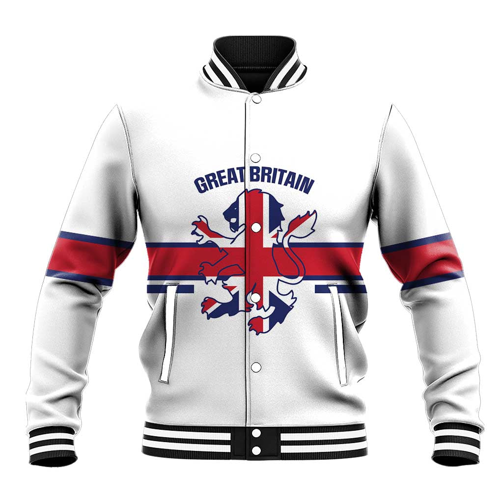 Custom Great Britain Hockey Baseball Jacket 2025 Go Champions