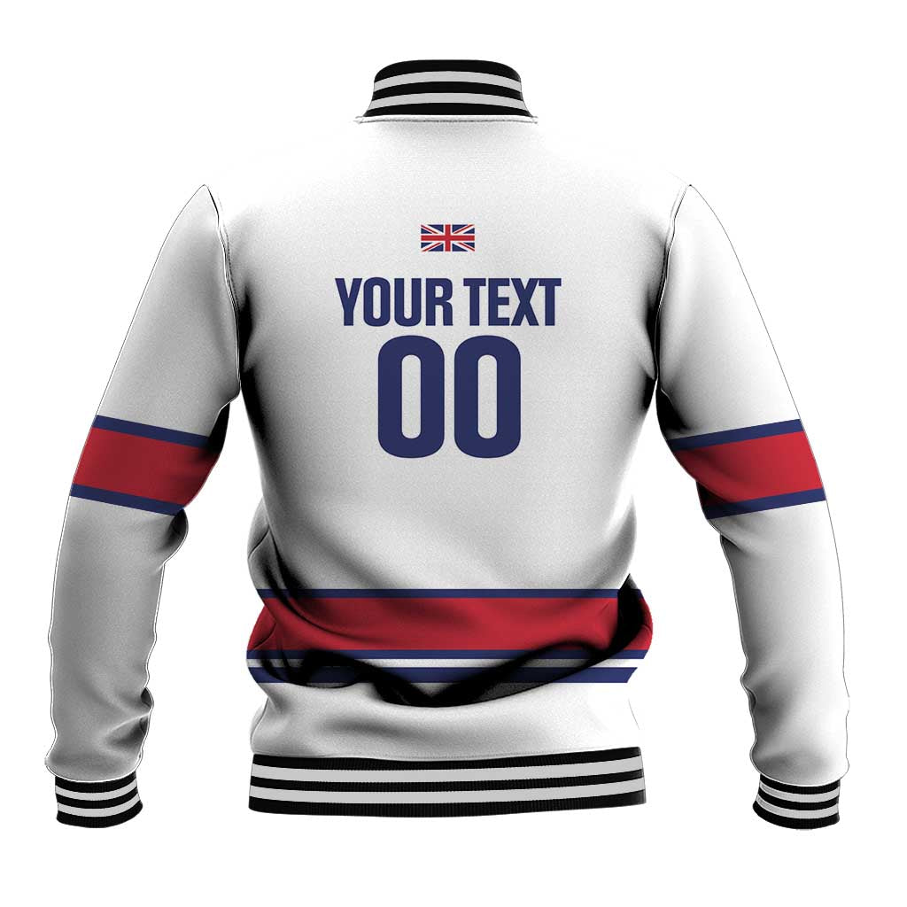 Custom Great Britain Hockey Baseball Jacket 2025 Go Champions