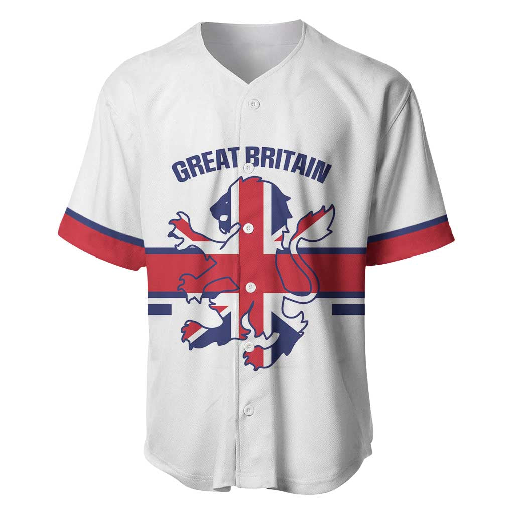 Custom Great Britain Hockey Baseball Jersey 2025 Go Champions