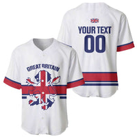 Custom Great Britain Hockey Baseball Jersey 2025 Go Champions
