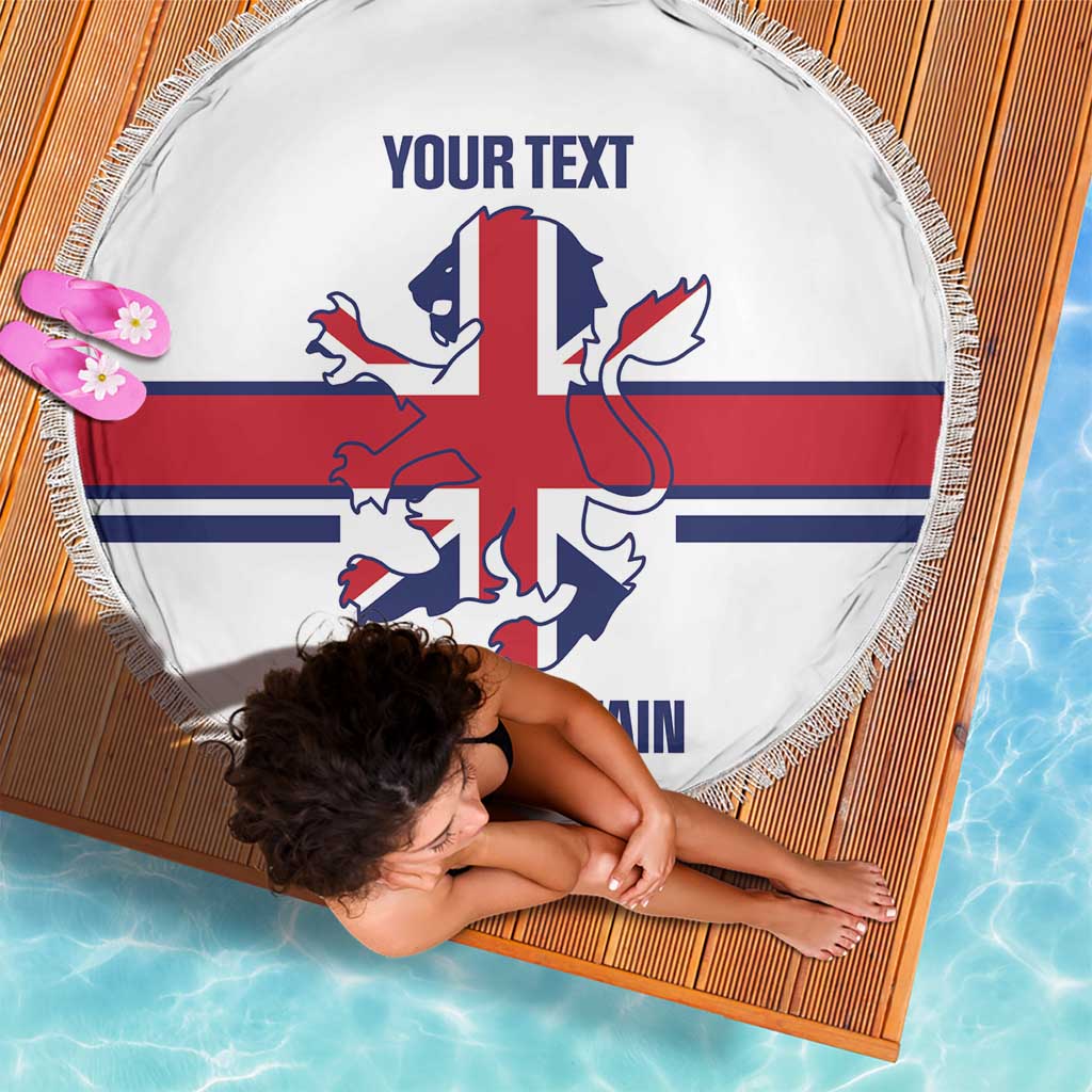 Custom Great Britain Hockey Beach Blanket 2025 Go Champions