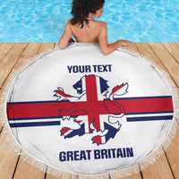 Custom Great Britain Hockey Beach Blanket 2025 Go Champions