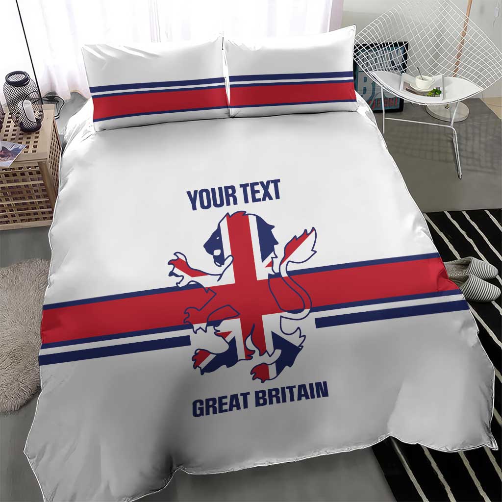 Custom Great Britain Hockey Bedding Set 2025 Go Champions