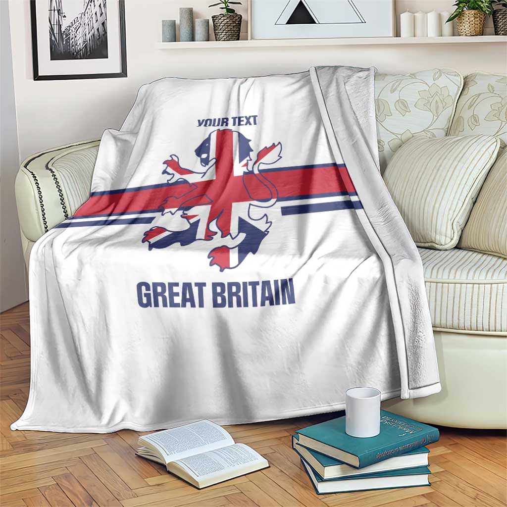 Custom Great Britain Hockey Blanket 2025 Go Champions