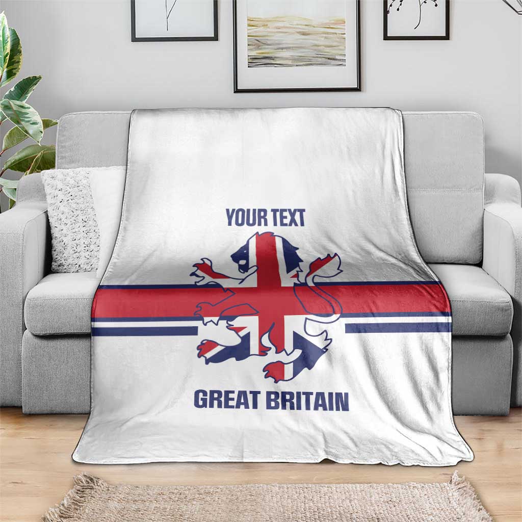 Custom Great Britain Hockey Blanket 2025 Go Champions