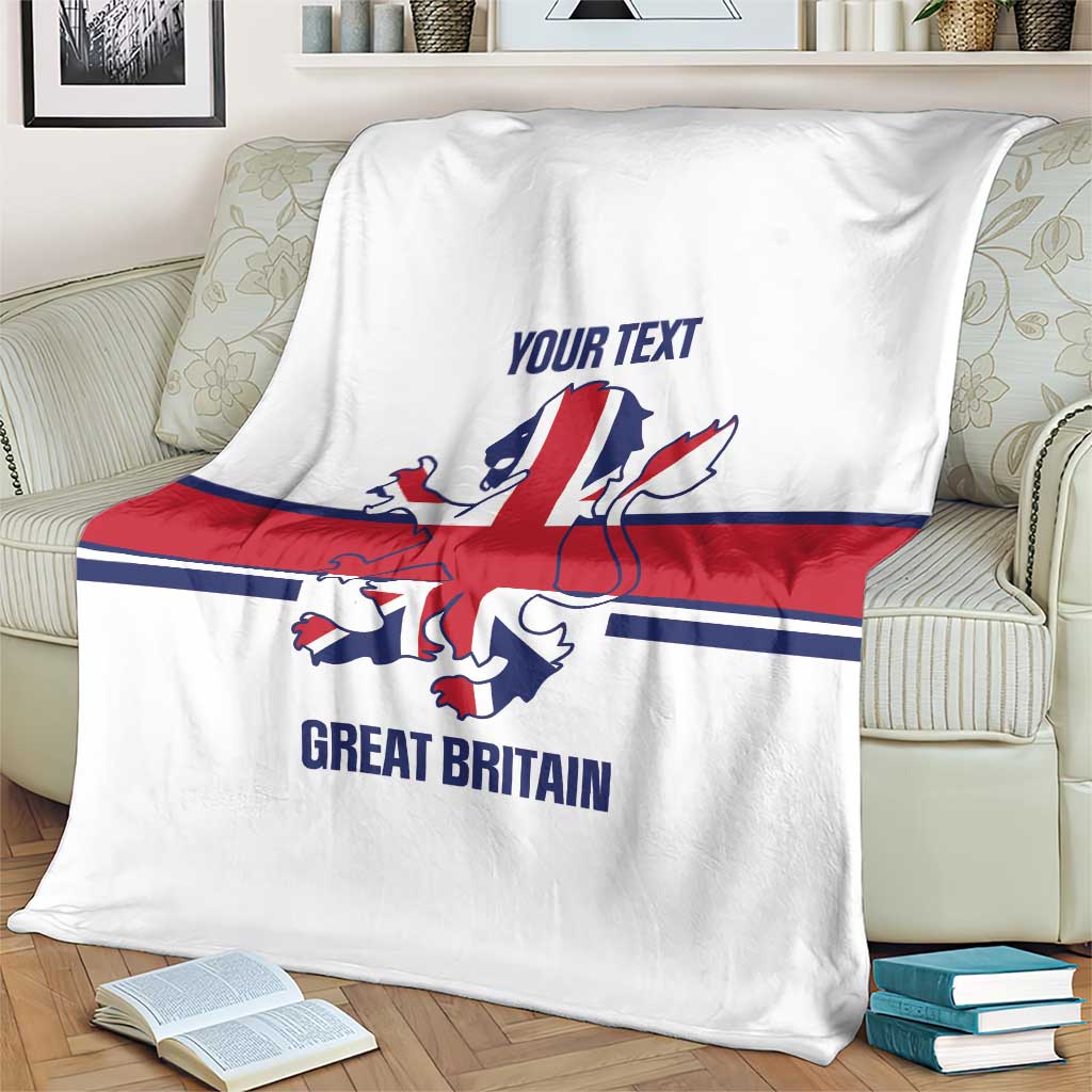 Custom Great Britain Hockey Blanket 2025 Go Champions